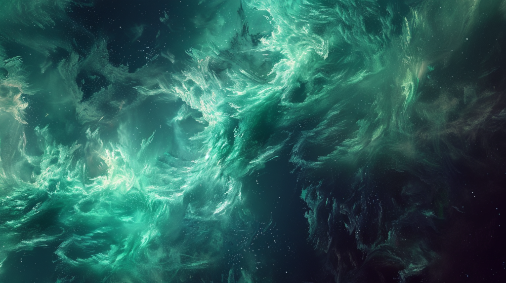 An aurora borealis representing the evolving and dynamic textures that can be created with advanced Astra presets